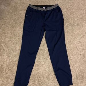Maevn E band Navy blue jogger scrub pants